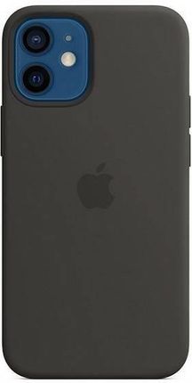 Apple Silicone Case MagSafe iPhone 12 mini Czarny (MHKX3ZM/A)
