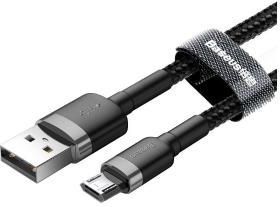 Baseus Kabel Micro USB Cafule 1.5A 2m (szaro-czarny)