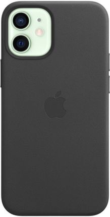 Apple Leather Case MagSafe iPhone 12 mini Czarny (MHKA3ZM/A