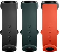 Zdjęcie Xiaomi Opaska Do Mi Band 5 Mi Smart Band 5 / Mi Band 6 / 6 NFC Strap 3Szt (Czarny, Pomarańczowy, Niebieski) - Częstochowa