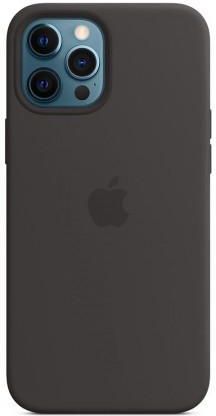 iphone 12 pro max silicone case with magsafe black