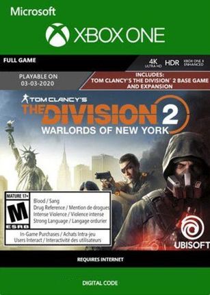 The Division 2 Warlords Of New York (Xbox One Key)