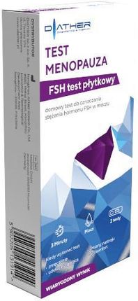 Diather Test Menopauza domowy test do oznaczenia stężenia hormonu FSH w moczu 2 testy