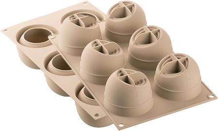 Silikomart 3Design Coccola Szara Forma Do 6 Ciastek Silikonowa (26305130065)