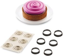 Zdjęcie Silikomart Tartedecor Kit Mini Tarte Twist 6Szt. Czarne Formy Pierścienie Do Pieczenia Tarty Pl (25273130065) - Września