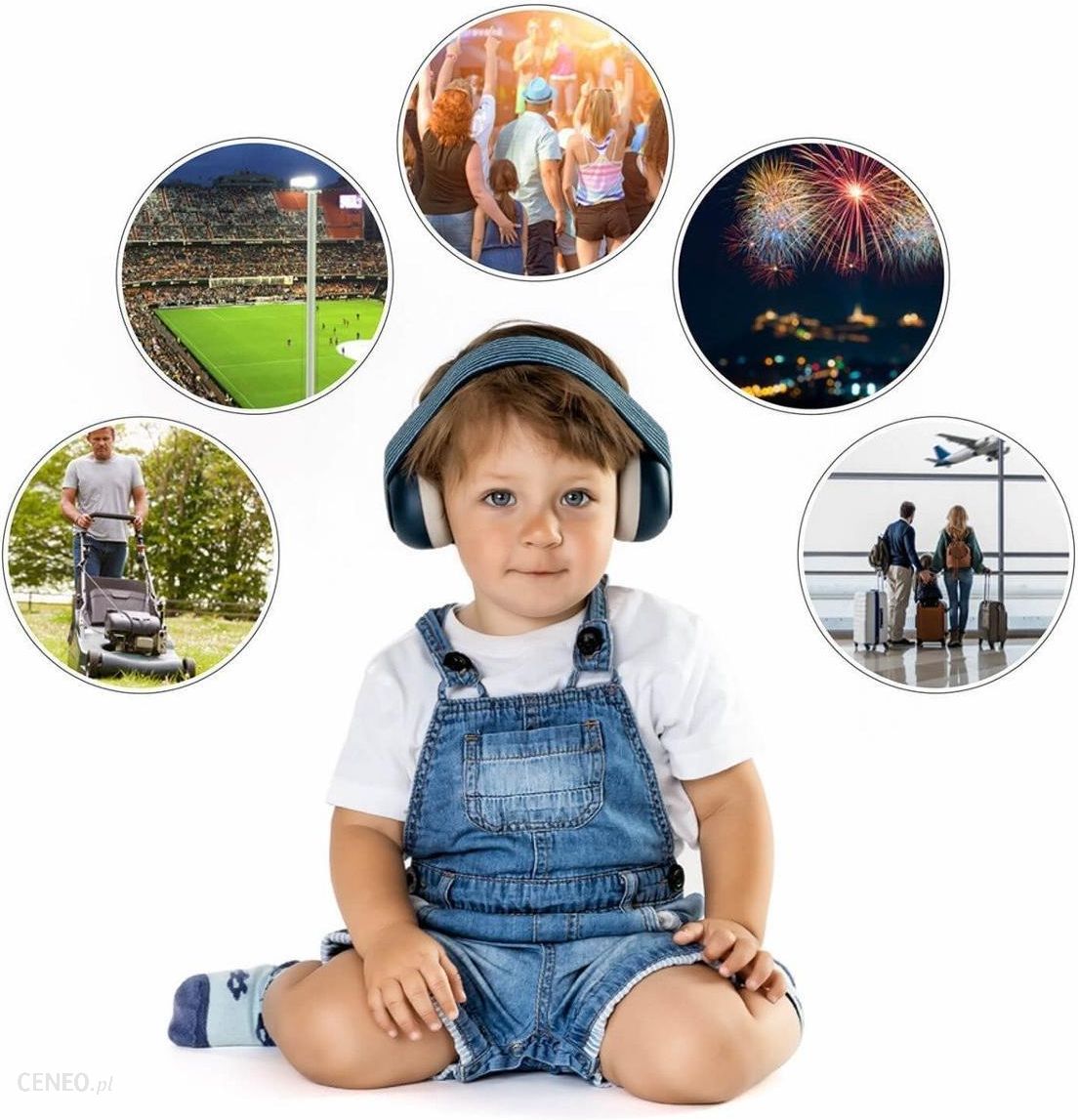 Reer Silentguard Słuchawki Ochronne Dla Dzieci 3M+ Niebieskie