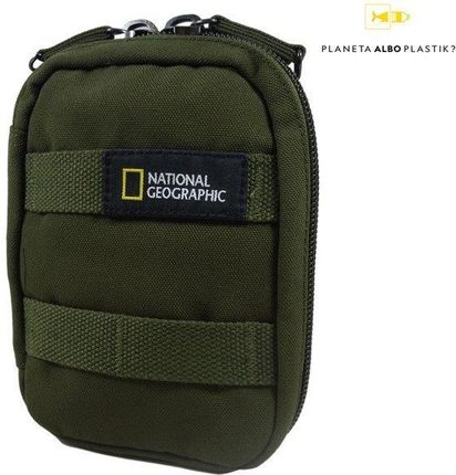 Saszetka pionowa do paska National Geographic MILESTONE 14205 khaki Khaki