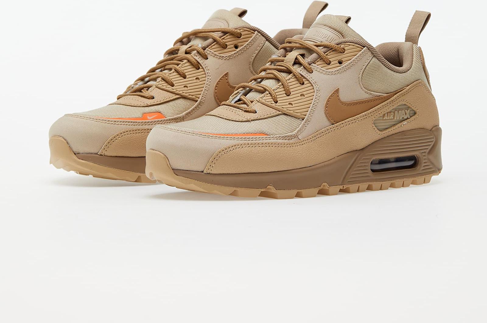 nike air max 90 surplus desert desert camo safety orange