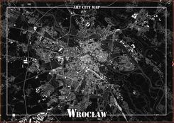 Zdjęcie Art Map Plakat Dekoracyjny Wrocław - Radzymin