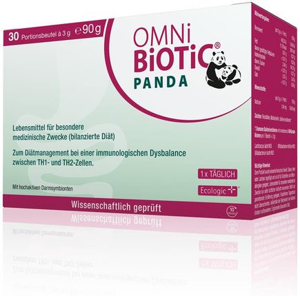 Omni-Biotic Panda Wspiera Odporność Kobiet W Ciąży I Niemowląt 30 Saszetek