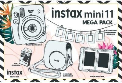 Fujifilm Instax mini 11 Blush Pink Różowy Mega Pack - zdjęcie 1 Fujifilm Instax mini 11 Blush Pink Różowy Mega Pack