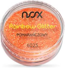 Zdjęcie Nox Rainbow Glitter Neonowy Brokat Do Paznokci Pomarańczowy 2G - Gryfów Śląski