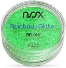 Zdjęcie Nox Rainbow Glitter Neonowy Brokat Do Paznokci Zielony 2G - Miłosław