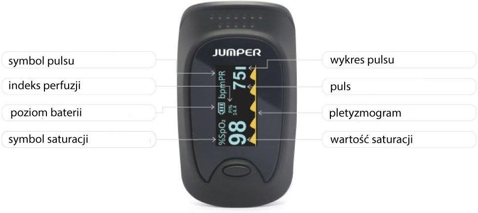 Pulsoksymetr JUMPER JPD-500D OLED