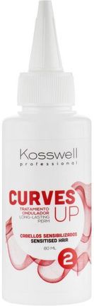 Kosswell Professional Preparat Do Trwałej Ondulacji Włosów Curves Up 2 80ml