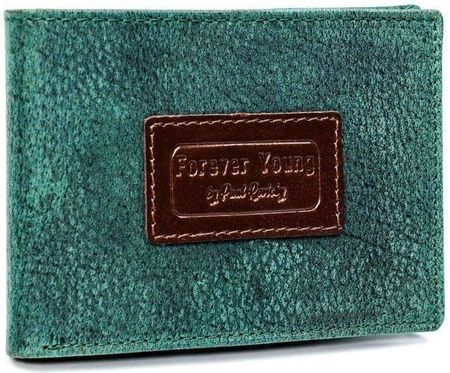 Piękny kolorowy portfel męski skórzany Forever Young