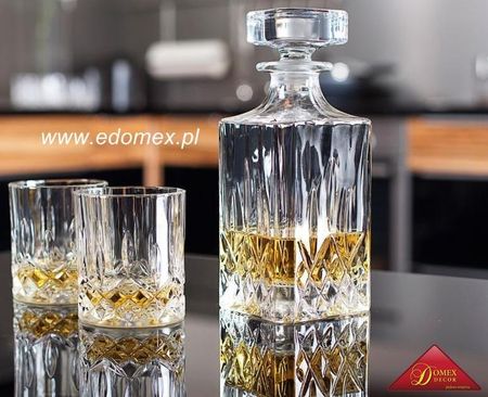 Rcr Cristalleria Italiana Kryształowy Kpl. Karafka + 6 Szklanek Whisky Rcr Opera