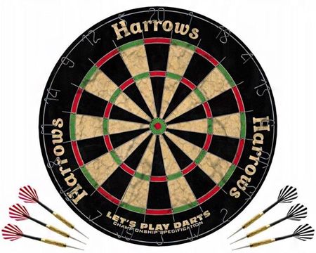 Harrows Tarcza Lets Play Darts Game Set