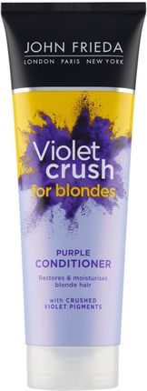 John Frieda Violet Crush For Blondes Purple Conditioner Odżywka Niwelująca Żółty Odcień Włosów Blond 250 ml