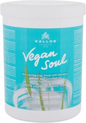 Kallos Cosmetics Vegan Soul Volumizing Maska Do Włosów 1000ml