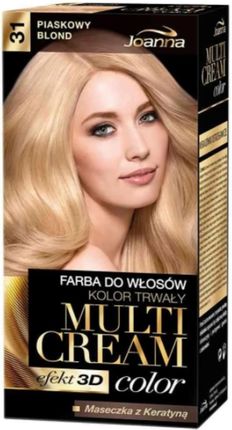 Joanna Multi Cream Color Piaskowy Blond