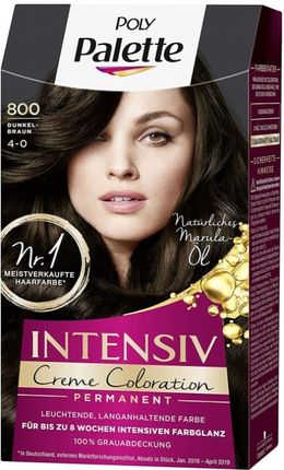 Schwarzkopf Intensive Cream Farba Do Włosów 40 Ciemny Brąz 128ml