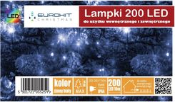 Zdjęcie Świąteczne Lampki 200 Led Eurohit Zewnętrzne Białe Zimne - Szczecin