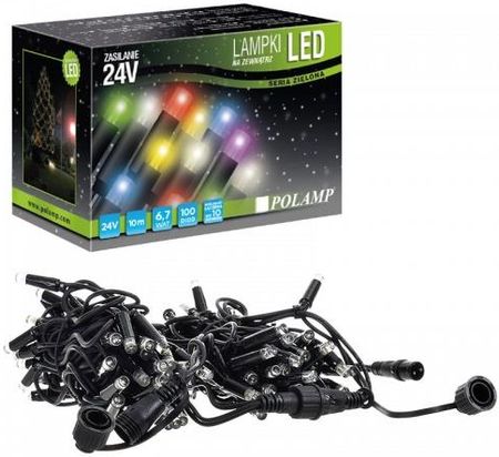 Lampki choinkowe LED   100 LED 10mb IP65   żółte