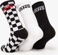 Skarpety Vans MN CLASSIC CREW VN000XRZ95Y1 BLACK WHITE - Ceny i opinie -  Ceneo.pl