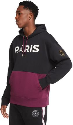 Nike Air Jordan x PSG Fleece Pullover Hoodie Black Bordeaux - Ceny i opinie  - Ceneo.pl