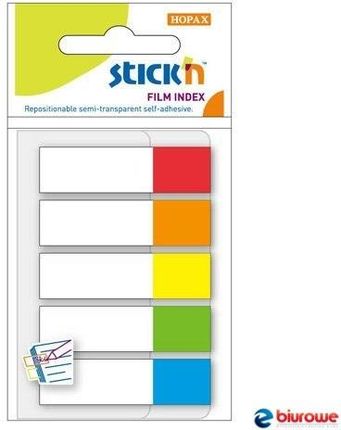 Stick"N Zakładki Indeksujące 45X12Mm Mix 5 Kolorów Neon 21465