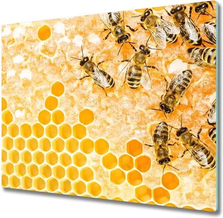 Tulup Deska do krojenia Pracujące pszczoły 60x52cm (PLDKNN74378590)