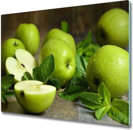 Tulup Deska do krojenia Zielone jabłka 60x52cm (PLDKNN83345203)