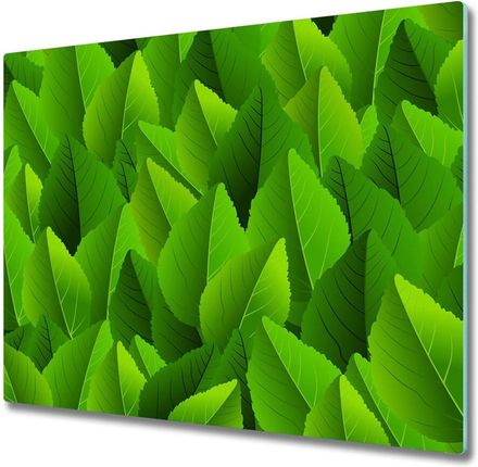 Tulup Deska do krojenia Zielone liście 60x52cm (PLDKNN90288454)