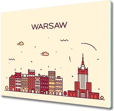 Tulup Deska do krojenia Warszawa Polska 60x52cm (PLDKNN94037716)