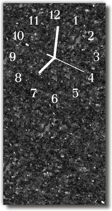 Tulup Zegar Szklany Pionowy Grafit szary 30x60cm (PLZSV30X60NN6441341)