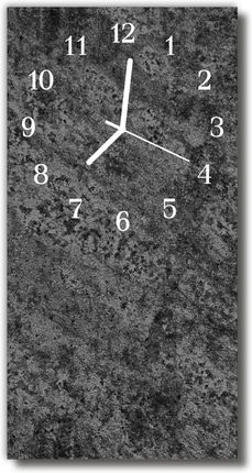 Tulup Zegar Szklany Pionowy Grafit szary 30x60cm (PLZSV30X60NN68663181)
