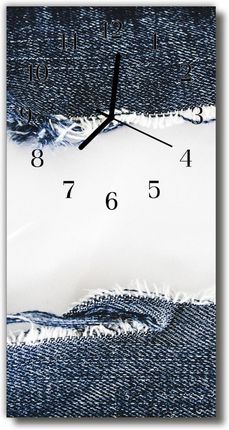 Tulup Zegar Szklany Pionowy Sztuka Płótno kolorowy 30x60cm (PLZSV30X60NN73166107)