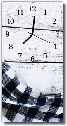 Tulup Zegar Szklany Pionowy Stół tkania kuchnia szary 30x60cm (PLZSV30X60NN74140345)