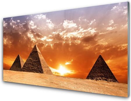 Tulup Obraz Szklany Piramidy Architektura 120x60cm (OSHNN45612487)