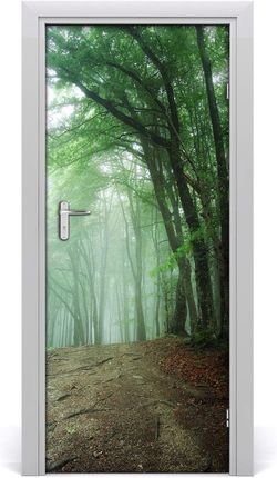 Tulup Naklejka na drzwi samoprzylepna Mgła w lesie 75x205cm (DOORSTICKERF132941694)
