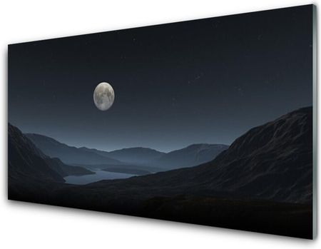 Tulup Obraz Akrylowy Noc Księżyc Krajobraz 120x60cm (PLOAHNN27731989)
