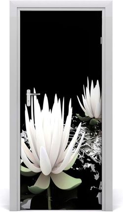 Tulup Okleina Naklejka fototapeta na drzwi Kwiat lotosu 95x205cm (DOORSTICKERF31116780)
