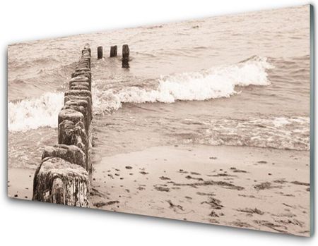 Tulup Panel Kuchenny Morze Plaża Architektura 125x50cm (PLPKNN155757299)
