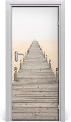 Tulup Naklejka fototapeta na drzwi Ścieżka na plaży 85x205cm (DOORSTICKERF47540889)