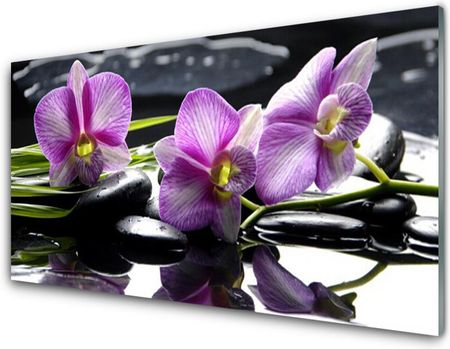 Tulup Obraz Akrylowy Kwiat Orchidea Roślina 125x50cm (PLOAHNN34084516)