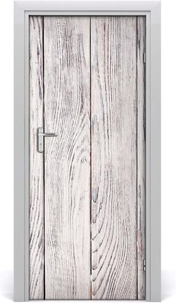 Tulup Naklejka fototapeta na drzwi Drewniana ściana 75x205cm (DOORSTICKERF75817885)