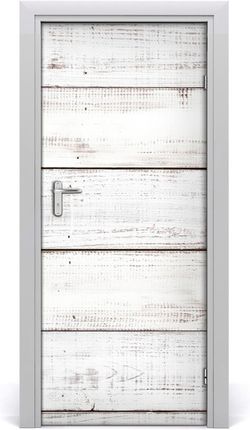 Tulup Naklejka fototapeta na drzwi Drewniana ściana 75x205cm (DOORSTICKERF85286701)