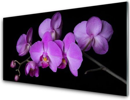 Tulup Obraz Szklany Storczyk Orchidea Kwiaty 125x50cm (OSHNN68357605)