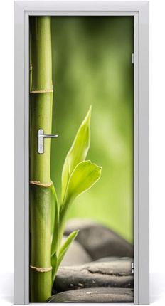 Tulup Naklejka samoprzylepna okleina na drzwi Bambus 85x205cm (DOORSTICKERF89101727)